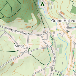 Côte de Wanne climb via Wanne, 2.2 km, 495 m